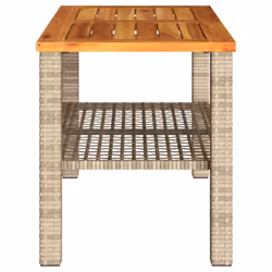 VidaXL 366275 tavolo da esterno Beige, Marrone - Vista aggiuntiva 5