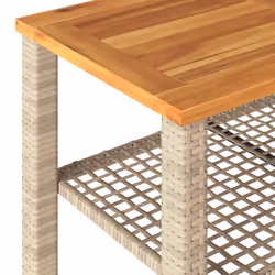 VidaXL 366275 tavolo da esterno Beige, Marrone - Vista aggiuntiva 7