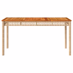 VidaXL 366278 tavolo da esterno Beige, Marrone - Vista aggiuntiva 4