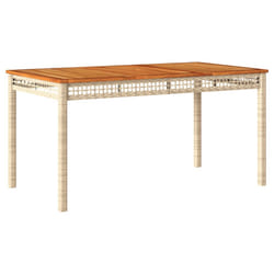 VidaXL 366281 tavolo da esterno Beige, Marrone