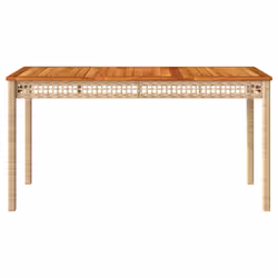VidaXL 366281 tavolo da esterno Beige, Marrone - Vista aggiuntiva 4