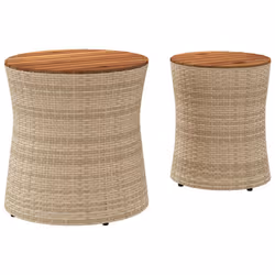 VidaXL 366290 tavolo da esterno Beige, Marrone - Vista aggiuntiva 6