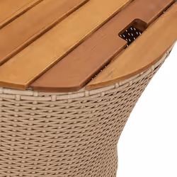 VidaXL 366290 tavolo da esterno Beige, Marrone - Vista aggiuntiva 8