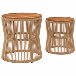 VidaXL 366293 tavolo da esterno Beige, Marrone - Vista aggiuntiva 6