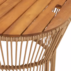 VidaXL 366293 tavolo da esterno Beige, Marrone - Vista aggiuntiva 8