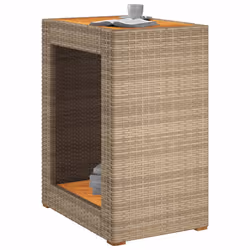 VidaXL 366305 tavolo da esterno Beige, Marrone - Vista aggiuntiva 4