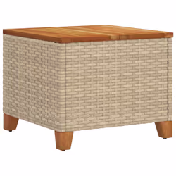 VidaXL 366327 tavolo da esterno Beige, Marrone - Vista aggiuntiva 7