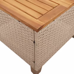 VidaXL 366327 tavolo da esterno Beige, Marrone - Vista aggiuntiva 8