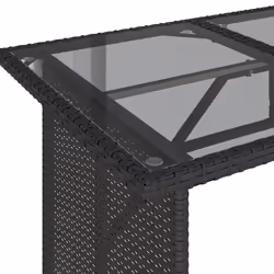 VidaXL 366350 tavolo da esterno Nero - Vista aggiuntiva 7