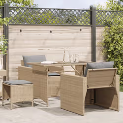 VidaXL 366363 set mobili da esterno Grigio chiaro - Vista aggiuntiva 2