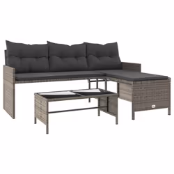 VidaXL 365574, Grigio scuro, 1700 mm, 1200 mm, 725 mm