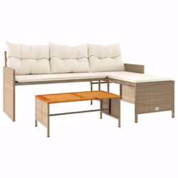 VidaXL 365583, Crema, 1700 mm, 1200 mm, 725 mm