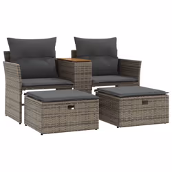 VidaXL 365804, 2 seduta(e), Grigio scuro, 110 kg, 535 mm, 535 mm, 300 mm