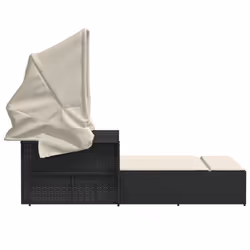 VidaXL 365806 sedia da esterno Salone Seduta imbottita Rattan sintetico, Acciaio Crema, Bianco - Vista aggiuntiva 5