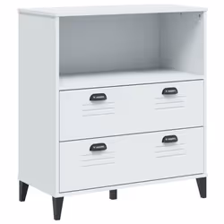 VidaXL 374944, Bianco, 4 ripiani, Legno, Legno, Plastica, Legno, 800 mm
