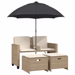 VidaXL 365886, 2 seduta(e), Crema, 110 kg, 500 mm, 500 mm, 370 mm