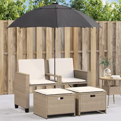 VidaXL 365886 divano da cortile