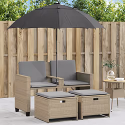 VidaXL 365887 divano da cortile