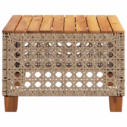 VidaXL 365931 tavolo da esterno Beige, Marrone - Vista aggiuntiva 5