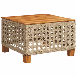 VidaXL 365931 tavolo da esterno Beige, Marrone - Vista aggiuntiva 6