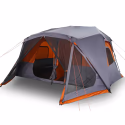 Tendada Campeggio 10 Persone Grigio e Arancione Impermeabilecod mxl 115408 - Vista aggiuntiva 2