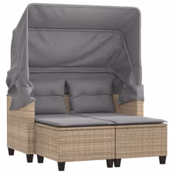 VidaXL 365785, 2 seduta(e), Grigio chiaro, 110 kg, 550 mm, 600 mm, 350 mm
