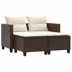 VidaXL 365792, 2 seduta(e), Crema, 110 kg, 1220 mm, 650 mm, 620 mm