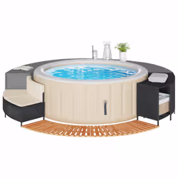 VidaXL 365614 piscina fuori terra Nero - Vista aggiuntiva 2