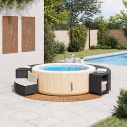 VidaXL 365614 piscina fuori terra Nero - Vista aggiuntiva 3
