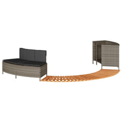 VidaXL 365615 piscina fuori terra Nero