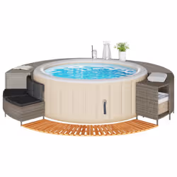 VidaXL 365615 piscina fuori terra Nero - Vista aggiuntiva 2