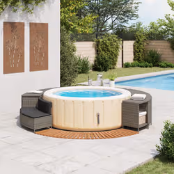 VidaXL 365615 piscina fuori terra Nero - Vista aggiuntiva 3