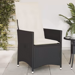 Rilassatevi e godetevi l'aria aperta con questa comoda sedia da giardino! Materiale resistente: Il rattan PE, noto anche come ...