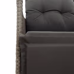 VidaXL 365661 sedia da esterno Resina, Acciaio Grigio scuro - Vista aggiuntiva 8