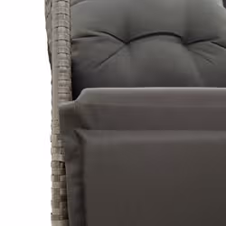 VidaXL 365665 sedia da esterno Legno di acacia, Resina, Acciaio Grigio scuro - Vista aggiuntiva 8