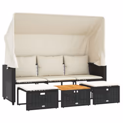 VidaXL 365453, 3 seduta(e), Crema, 110 kg, 500 mm, 500 mm, 310 mm