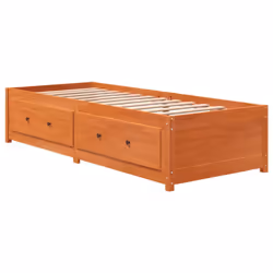Dormeuse Marrone Cera 75x190 cm in Legno Massello di Pinocod mxl 87662 - Vista aggiuntiva 3
