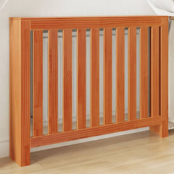 Copertura Termosifone Marrone Cera in Legno Massello Pino Vidaxl 75646
