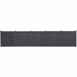 Questo set di pannelli per recinzione può essere utilizzato come barriera da giardino o recinzione residenziale per garantire ...