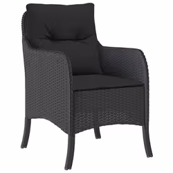 VidaXL 3211850 set mobili da esterno Nero - Vista aggiuntiva 3