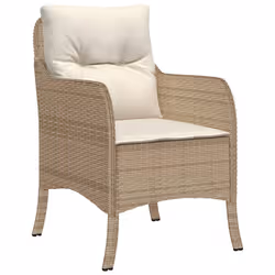 VidaXL 3211969 set mobili da esterno Crema, Bianco - Vista aggiuntiva 4