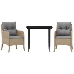 VidaXL 3211976 set mobili da esterno Grigio chiaro