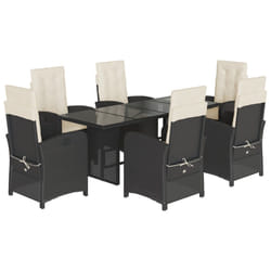 VidaXL 3212253 set mobili da esterno Nero