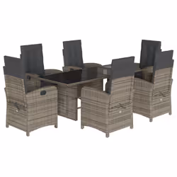 VidaXL 3212257 set mobili da esterno Grigio scuro - Vista aggiuntiva 2