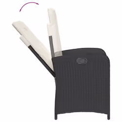 VidaXL 3212272 set mobili da esterno Crema, Bianco - Vista aggiuntiva 5