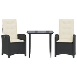 VidaXL 3212290 set mobili da esterno Crema, Bianco