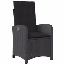 VidaXL 3212320 set mobili da esterno Nero - Vista aggiuntiva 4