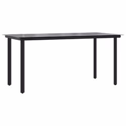 Set da Pranzo da Giardino 7pz con Cuscini in Polyrattan Marronecod mxl 115539 - Vista aggiuntiva 3