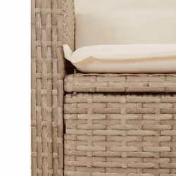 VidaXL 3212382 set mobili da esterno Crema, Bianco - Vista aggiuntiva 8
