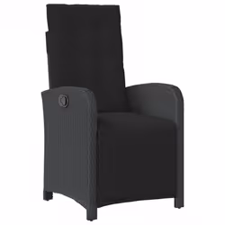 Set da Pranzo da Giardino 7 pz Nero con Cuscini in Polyrattancod mxl 87504 - Vista aggiuntiva 3